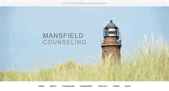 Desktop Screenshot of mansfieldcounseling.com