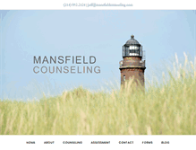 Tablet Screenshot of mansfieldcounseling.com